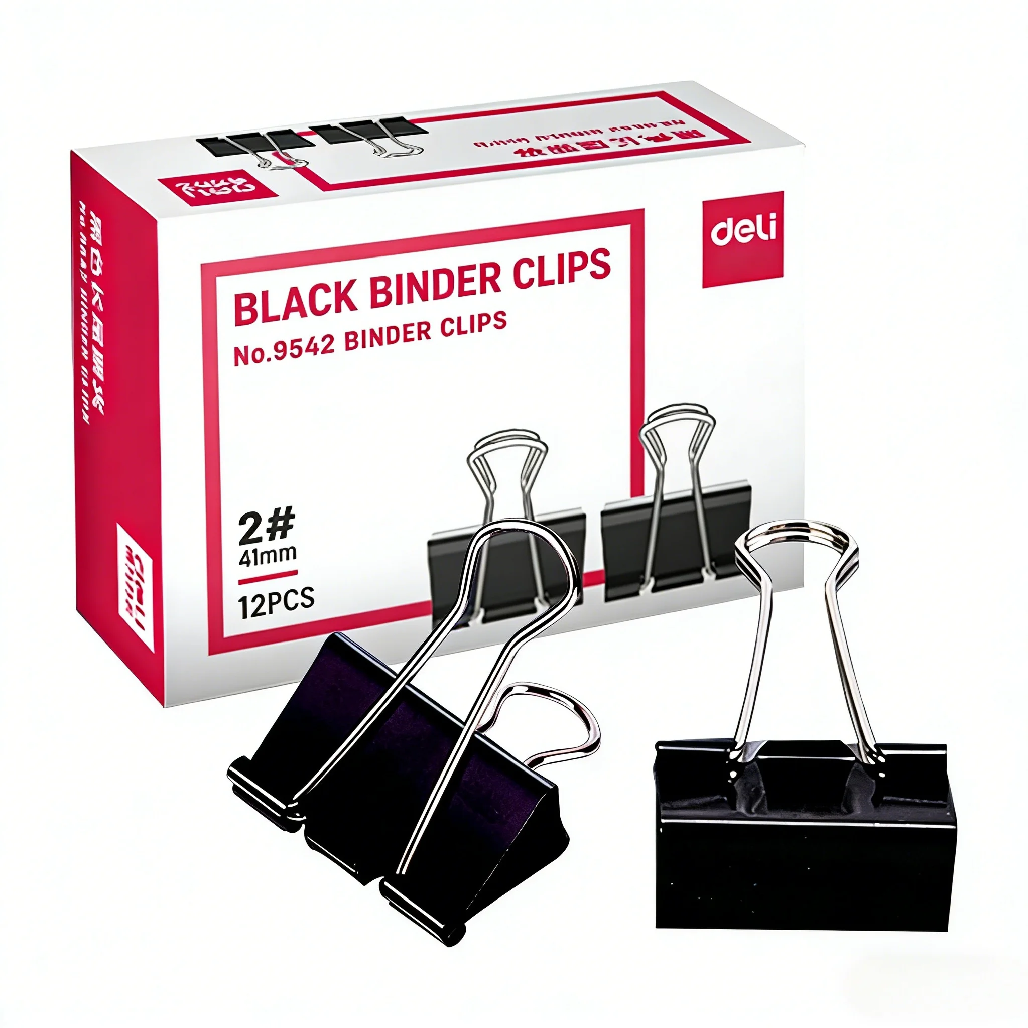 Binder Clip Assorted - 954 Serisi Siyah Dosya Klipsleri 12'li
