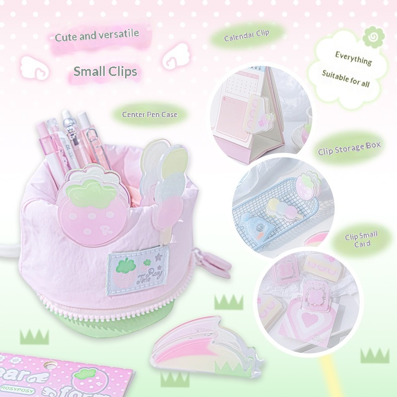 RosyPosy Şeffaf Akrilik Klips  - Binder Clip Assorted incelemesi ve fiyatı