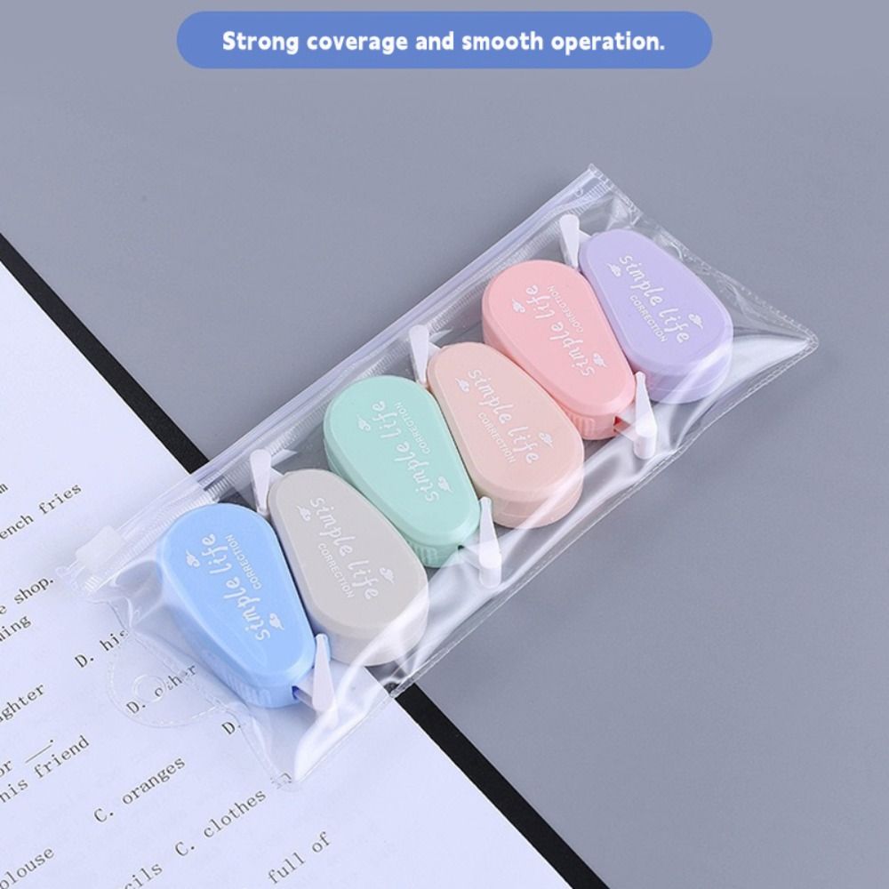 6 adet/takım sessiz düzeltme b - Correction Tape Roller incelemesi ve fiyatı
